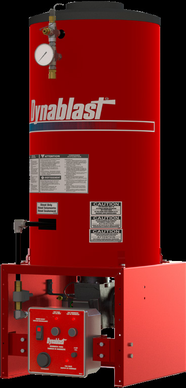 Dynablast HV300FLS-12VRED Diesel Fired Water Heater